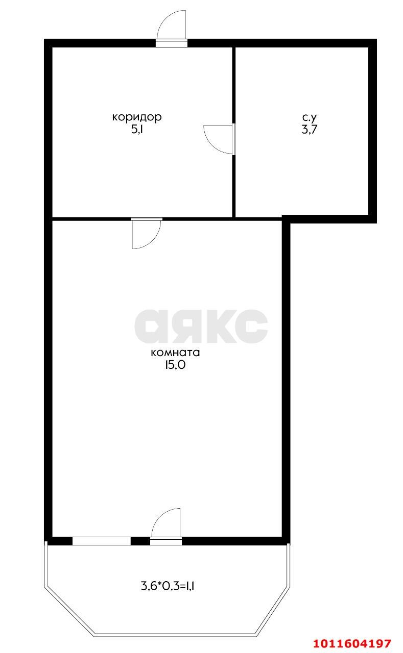 Фото №13: Студия 24 м² - Краснодар, жилой комплекс Керченский, ул. им. Героя Сарабеева В.И., 5к1