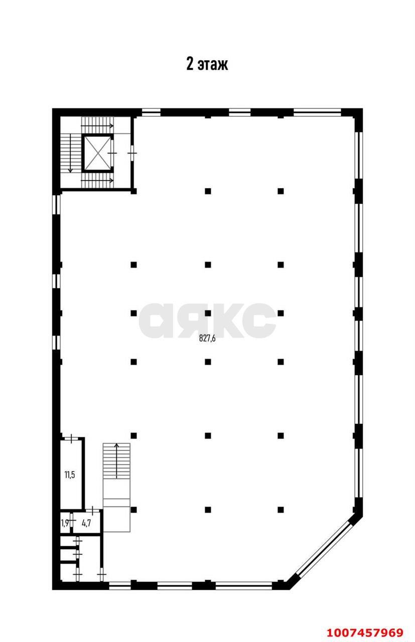 Фото №2: Торговое помещение 1751&nbsp;м², 2&nbsp;эт. - Яблоновский, ул. Гагарина, 148/1
