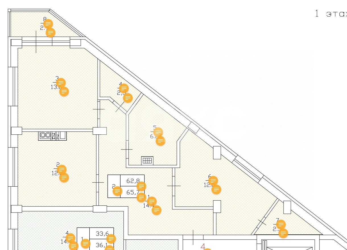 Фото №5: 2-комнатная квартира 65&nbsp;м², 1/6&nbsp;эт. - Горячий Ключ, мкр. Администрация, ул. Ленина, 199Б