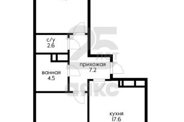 Фото №2: 2-комнатная квартира 68 м² - Краснодар, мкр. жилой комплекс Все Свои, ул. Колхозная, 5к6