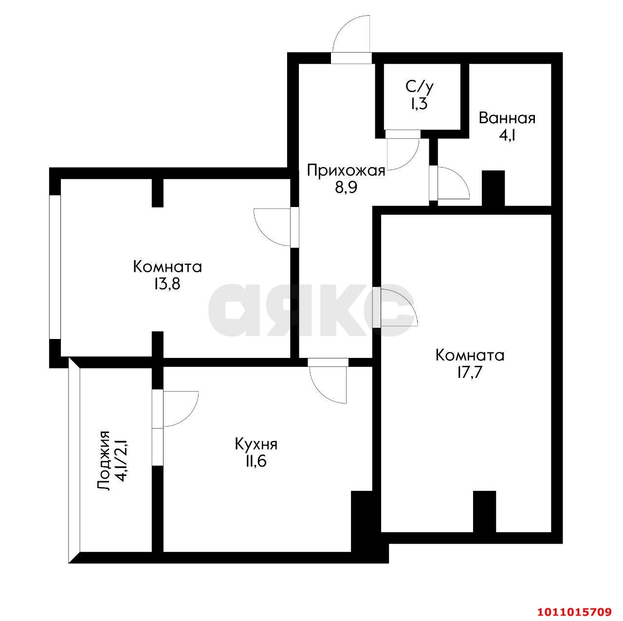 Фото №10: 2-комнатная квартира 64 м² - Краснодар, Калинино, пер. Гаражный, 9