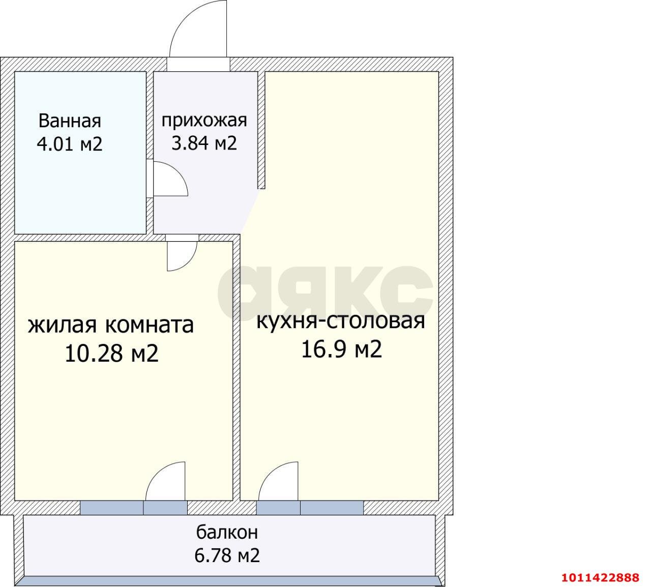 Фото №5: 1-комнатная квартира 35 м² - Краснодар, жилой комплекс Мой Город, ул. Западный Обход, 39