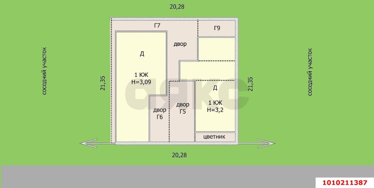 Фото №7: Дом 200&nbsp;м² + 4.4&nbsp;сот., 1&nbsp;эт. - Краснодар, Западный внутригородской округ, мкр. Фестивальный, ул. Воровского, 153