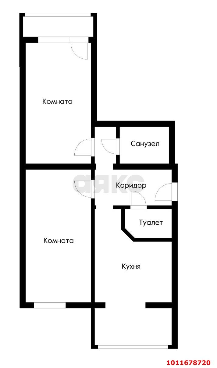 Фото №14: 2-комнатная квартира 68 м² - Российский, Прикубанский внутригородской округ, ул. Рымникская, 8