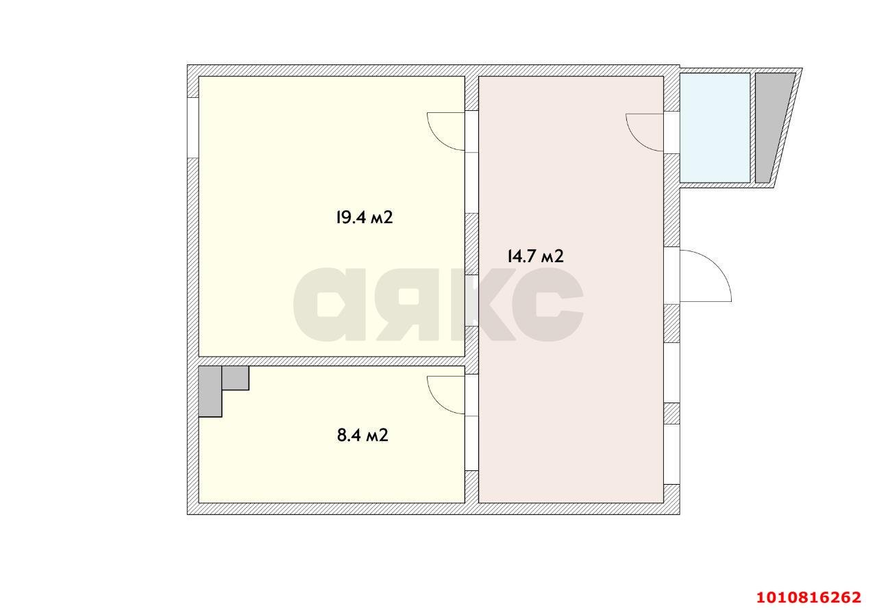 Фото №6: Часть дома 42&nbsp;м² + 2.3&nbsp;сот., 1&nbsp;эт. - Краснодар, Западный внутригородской округ, мкр. Центральный, ул. Длинная, 17