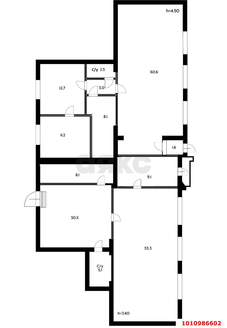 Фото №10: Офисное помещение 206&nbsp;м², 1/3&nbsp;эт. - Краснодар, Центральный внутригородской округ, мкр. Центральный, ул. Мира, 63