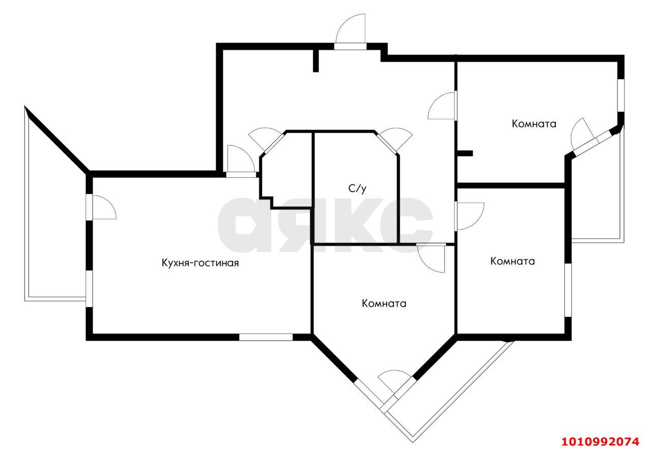 Фото №20: 3-комнатная квартира 125&nbsp;м², 2/10&nbsp;эт. - Краснодар, мкр. Западный внутригородской округ, ул. Брянская, 49