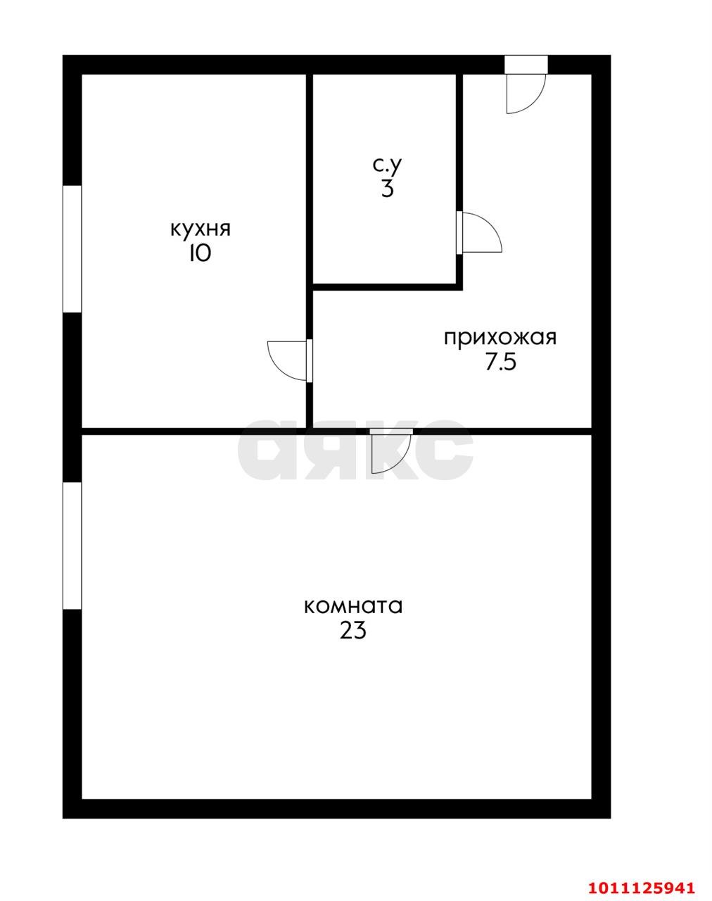 Фото №13: 1-комнатная квартира 45&nbsp;м², 5/5&nbsp;эт. - Краснодар, Центральный внутригородской округ, мкр. Покровка, ул. Садовая, 12
