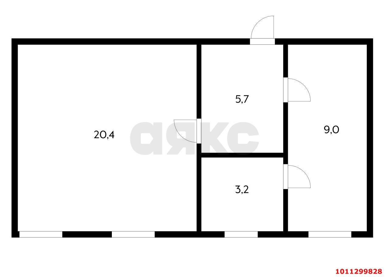 Фото №9: Часть дома 44&nbsp;м² + 0.1&nbsp;сот., 1&nbsp;эт. - отделения № 2 СКЗНИИСиВ, мкр. Прикубанский внутригородской округ, ул. Главная, 5