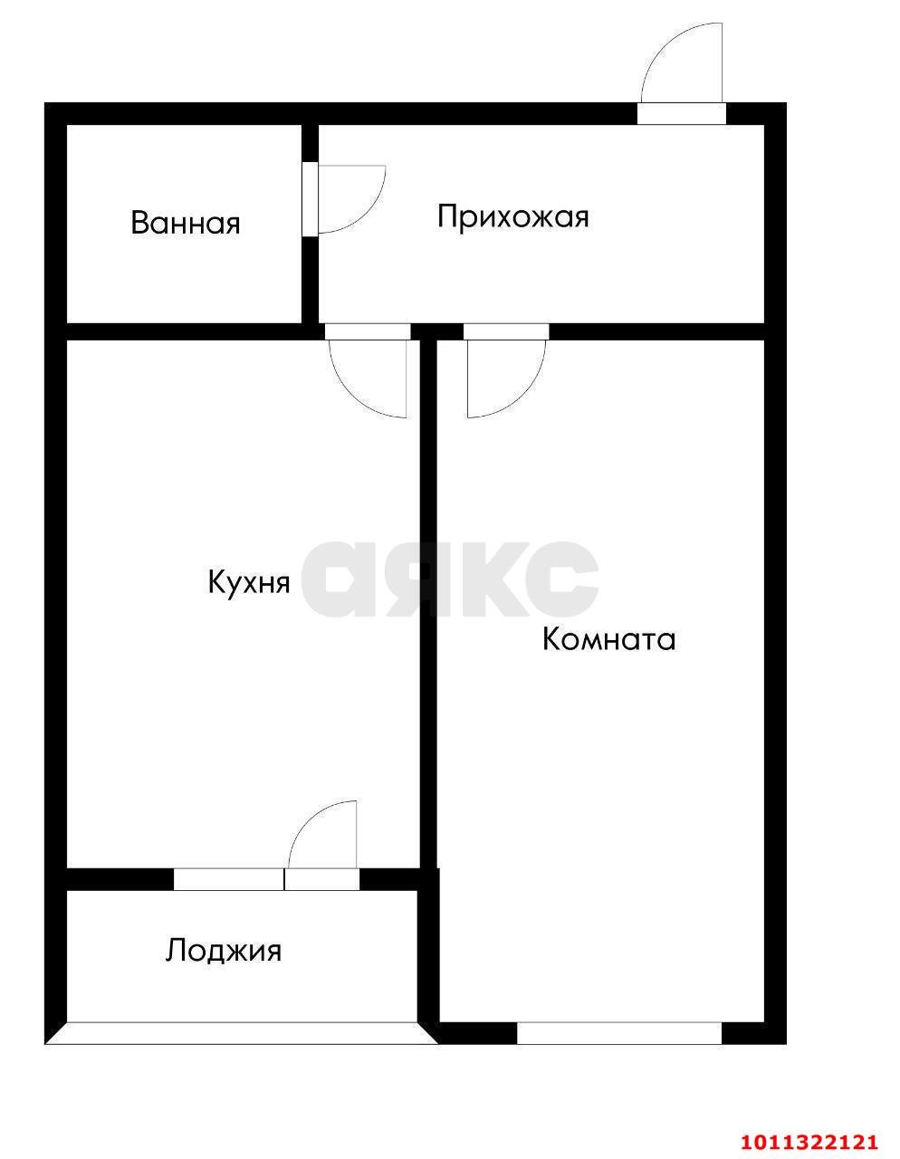 Фото №9: 1-комнатная квартира 45&nbsp;м², 3/3&nbsp;эт. - Краснодар, Прикубанский внутригородской округ, мкр. 2-я Площадка, ул. Ветеранов, 83к3