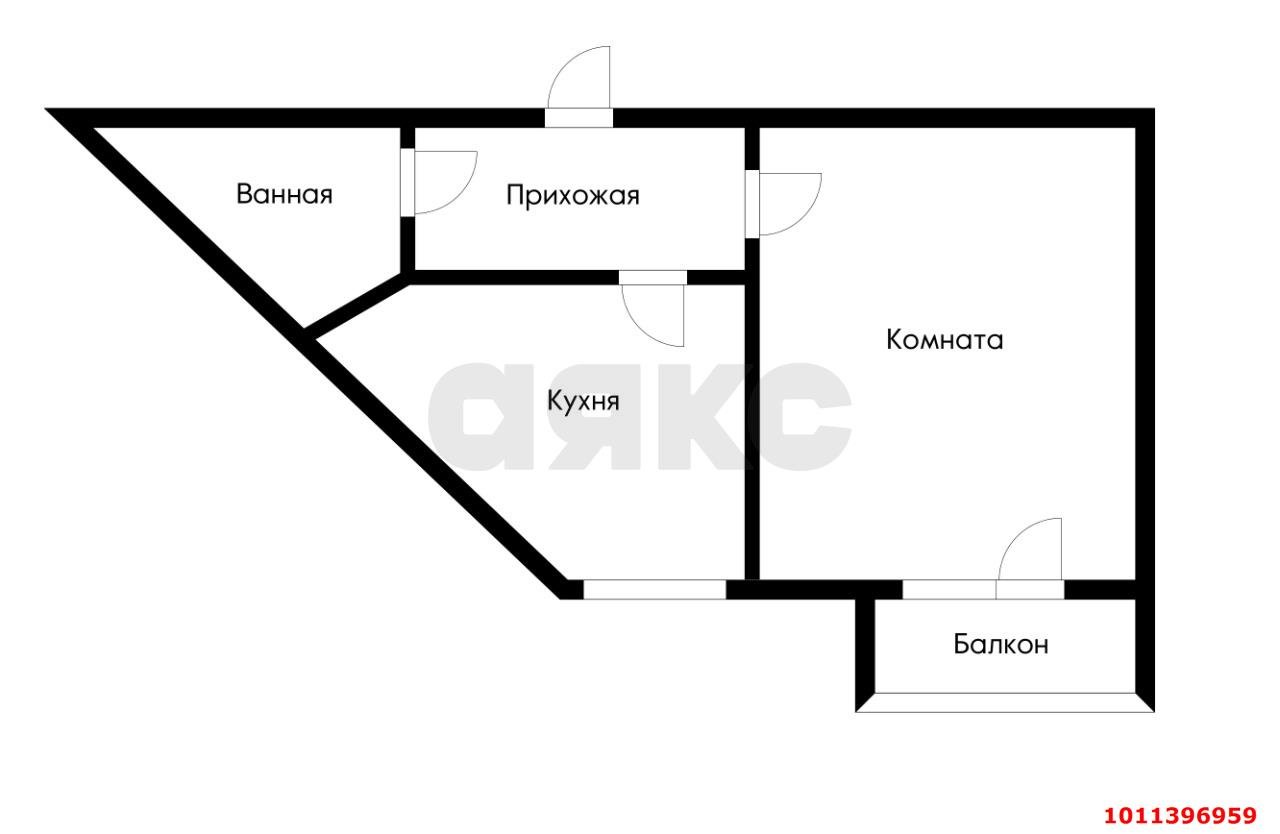 Фото №10: 1-комнатная квартира 47&nbsp;м², 1/6&nbsp;эт. - Краснодар, Прикубанский внутригородской округ, мкр. Музыкальный, ул. Ангарская, 29/1