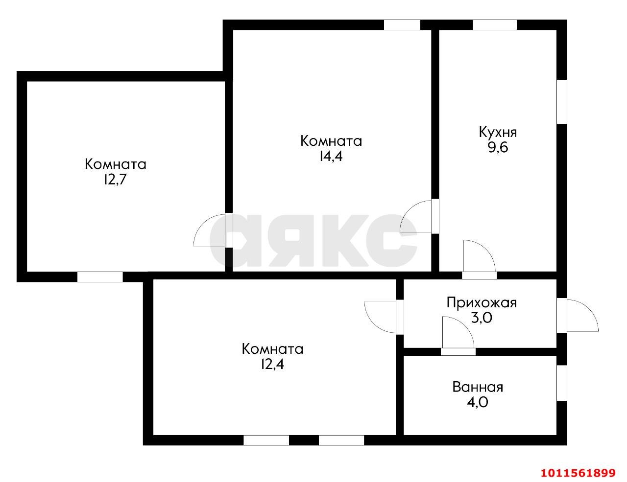 Фото №4: Часть дома 57&nbsp;м² + 4&nbsp;сот., 1&nbsp;эт. - Краснодар, Центральный внутригородской округ, мкр. Дубинка, ул. Озёрная, 29