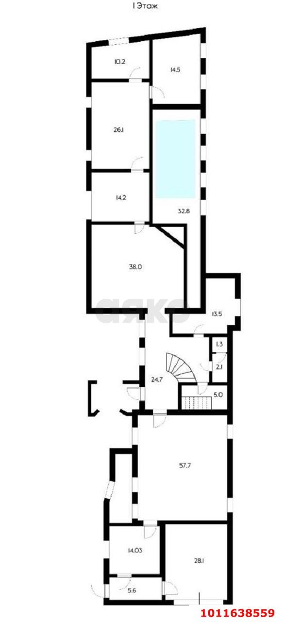 Фото №5: Отдельное здание 675&nbsp;м², 1/2&nbsp;эт. - Краснодар, Западный внутригородской округ, мкр. Центральный, ул. Длинная, 103
