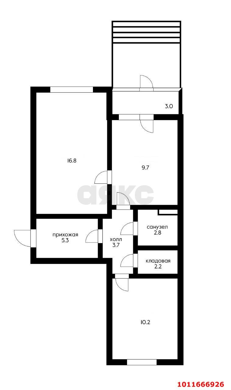 Фото №8: Торговое помещение 51&nbsp;м², 1/9&nbsp;эт. - Краснодар, Прикубанский внутригородской округ, мкр. жилой комплекс Спортивная Деревня, ул. Западный Обход, 42к3