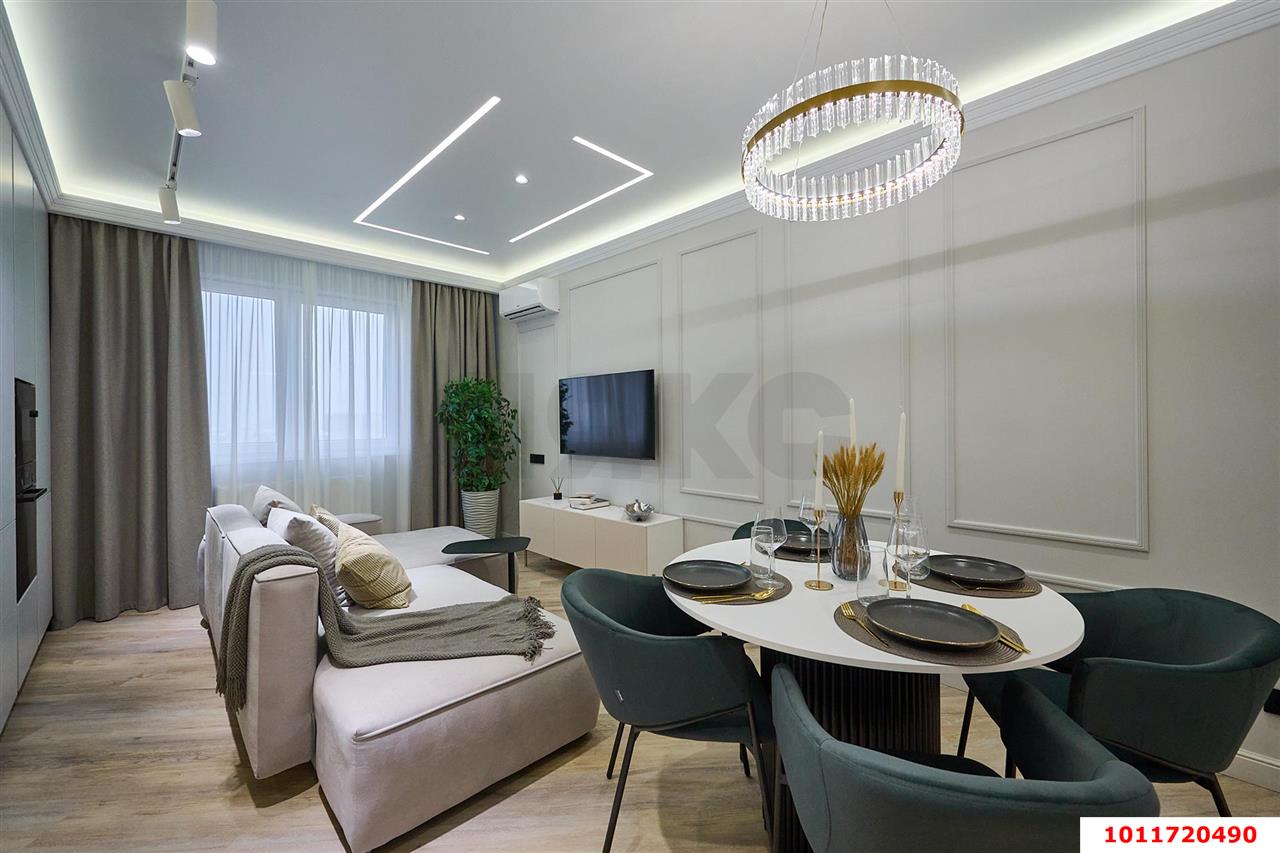 Фото №2: 3-комнатная квартира 114&nbsp;м², 14/24&nbsp;эт. - Краснодар, Кожзавод, ЖК Резиденция, мкр. Западный внутригородской округ, ул. Кожевенная, 22