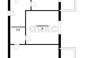 Фото №2: 2-комнатная квартира 38 м² - Новая Адыгея, мкр. жилой комплекс Дарград, ул. Тургеневское шоссе, 33/2к25