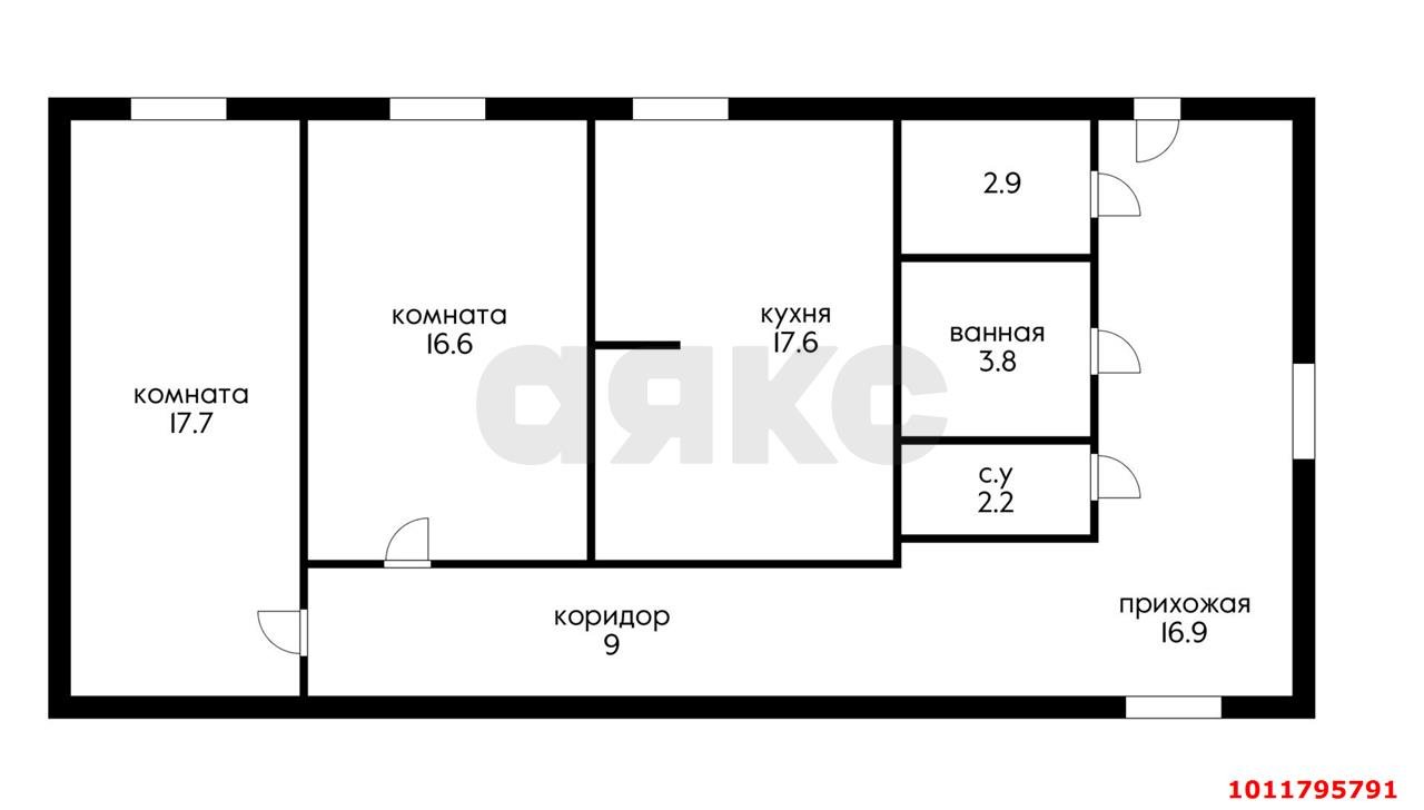 Фото №4: 2-комнатная квартира 86&nbsp;м², 1/1&nbsp;эт. - Верхневеденеевский, ул. Шоссейная, 19