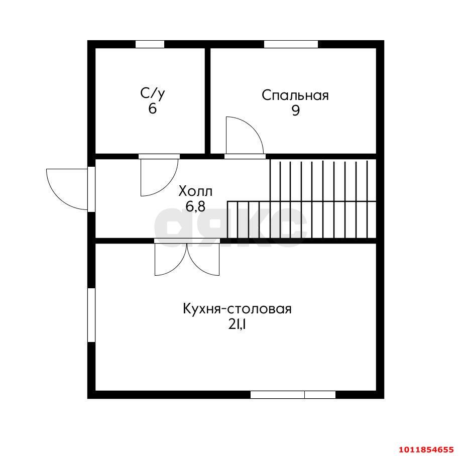 Фото №7: Дом 80&nbsp;м² + 3.08&nbsp;сот., 2&nbsp;эт. - Старокорсунская, мкр. Карасунский внутригородской округ, ул. Садовая, 30А