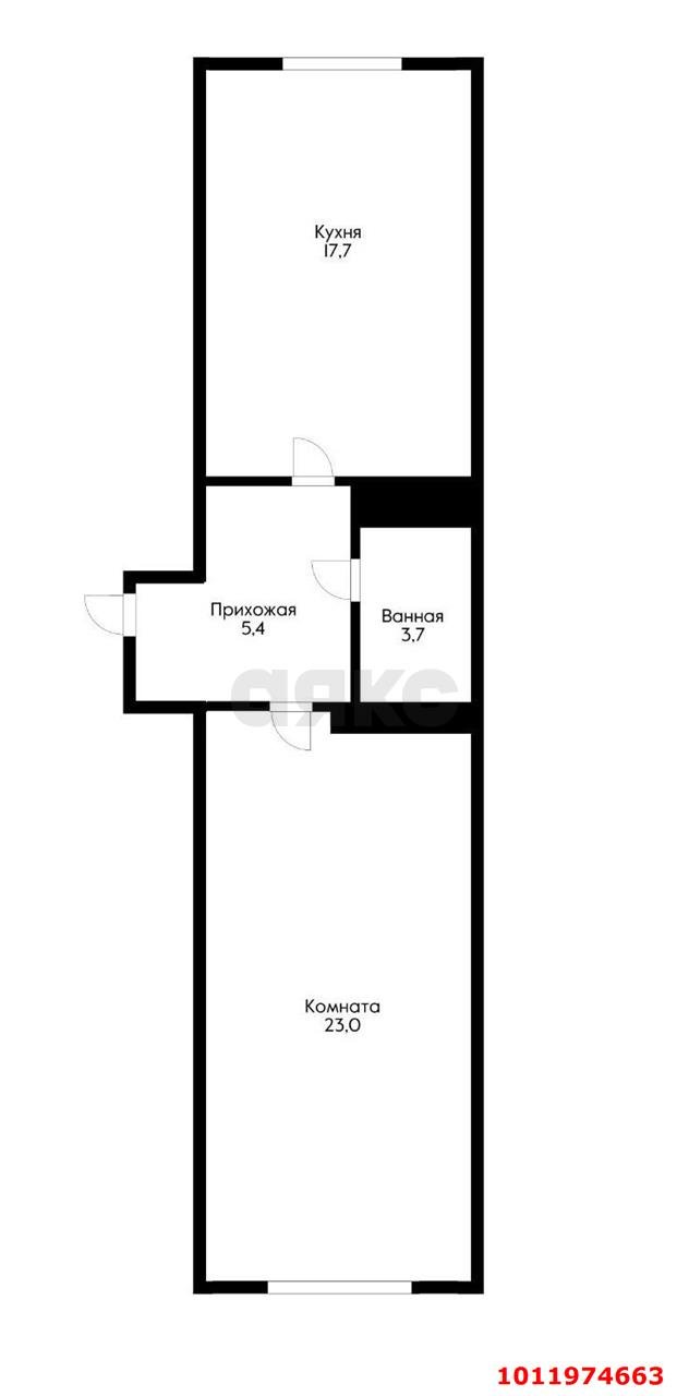 Фото №10: 1-комнатная квартира 49&nbsp;м², 9/9&nbsp;эт. - Новая Адыгея, мкр. жилой комплекс Мега-Победа 2, ул. Песочная, 1к5