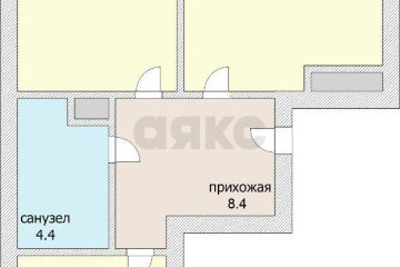 Фото №4: 2-комнатная квартира 64 м² - Краснодар, мкр. жилой комплекс Дыхание, ул. Лётчика Позднякова, 2к22