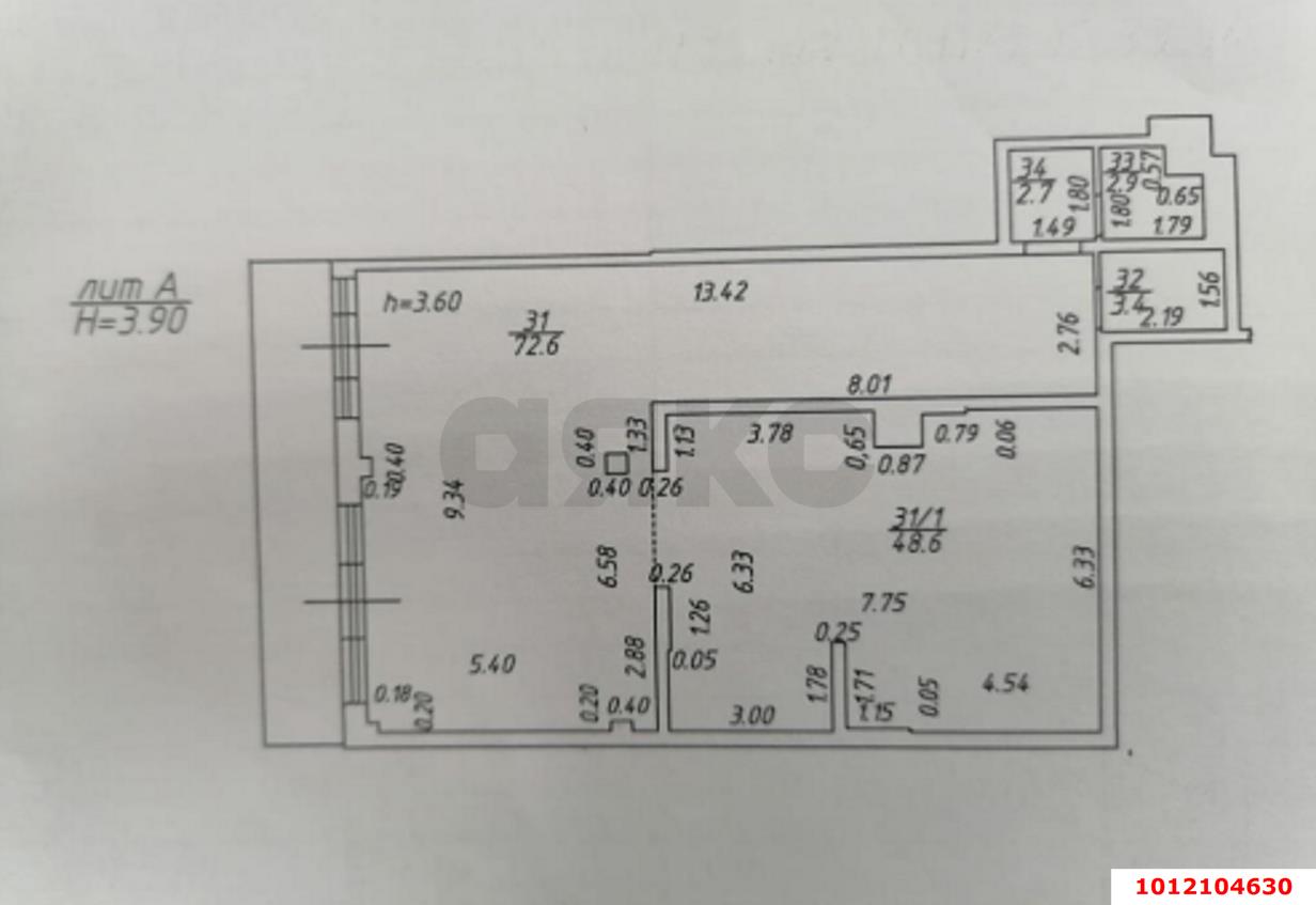 Фото №4: Торговое помещение 130&nbsp;м², 1/24&nbsp;эт. - Краснодар, Карасунский внутригородской округ, Хлопчато-бумажный Комбинат, мкр. жилой комплекс Элегант, ул. Сормовская, 1/3