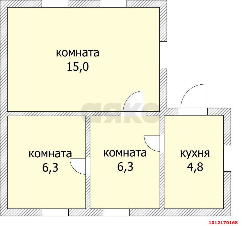 Фото №7: Дом 32&nbsp;м² + 4.08&nbsp;сот., 1&nbsp;эт. - Краснодар, мкр. Западный внутригородской округ, пр-д Ольгинский, 3к1
