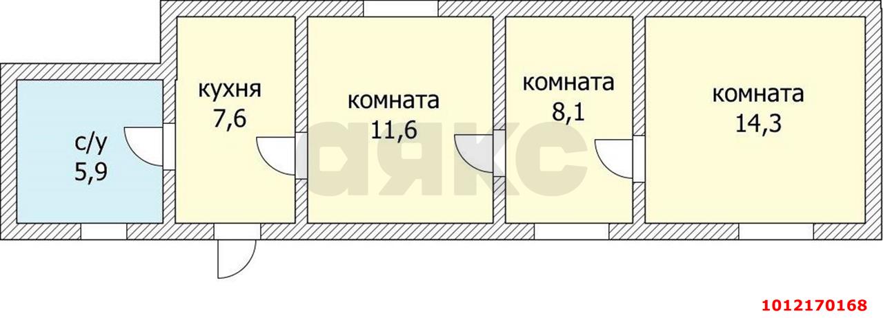 Фото №6: Дом 32&nbsp;м² + 4.08&nbsp;сот., 1&nbsp;эт. - Краснодар, мкр. Западный внутригородской округ, пр-д Ольгинский, 3к1