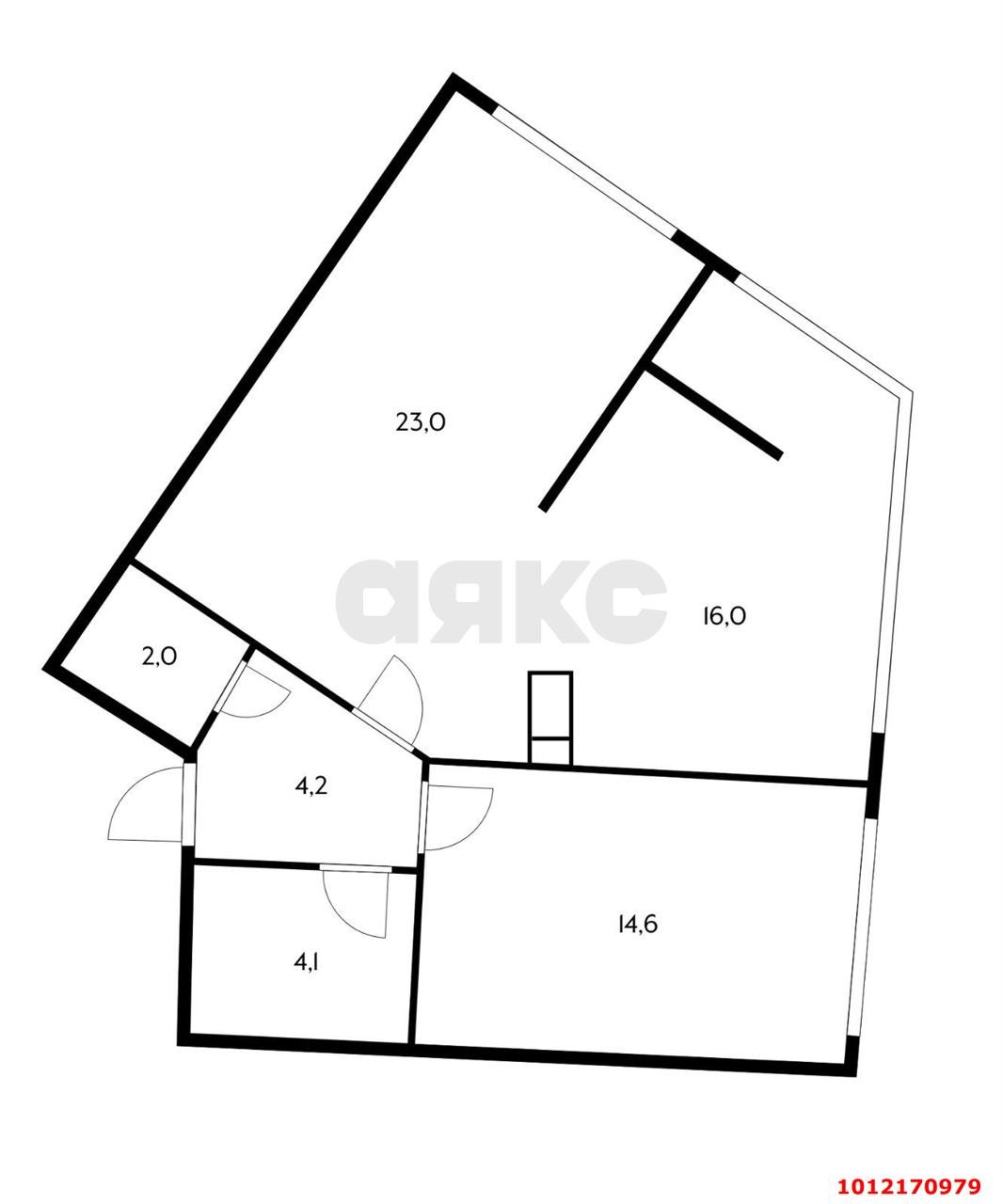 Фото №2: 2-комнатная квартира 64&nbsp;м², 1/9&nbsp;эт. - Новая Адыгея, мкр. жилой комплекс Мега-Победа 2, ул. Песочная, 1к1
