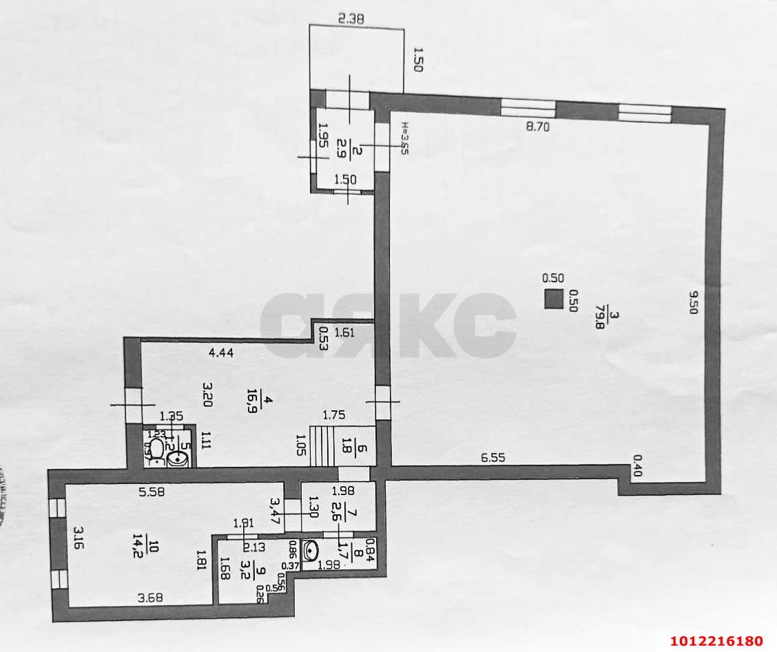 Фото №8: Торговое помещение 123&nbsp;м², 1/1&nbsp;эт. - Приморско-Ахтарск, ул. Пролетарская, 5