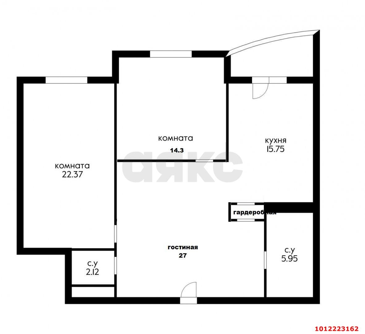 Фото №19: 2-комнатная квартира 90&nbsp;м², 14/24&nbsp;эт. - Краснодар, Западный внутригородской округ, мкр. Центральный, ул. Кубанская Набережная, 31/1