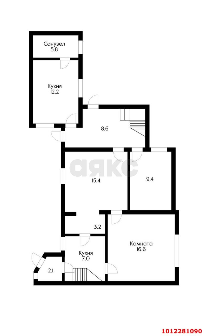 Фото №17: Часть дома 129&nbsp;м² + 8&nbsp;сот., 2&nbsp;эт. - Краснодар, Центральный внутригородской округ, мкр. Центральный, ул. Будённого, 274