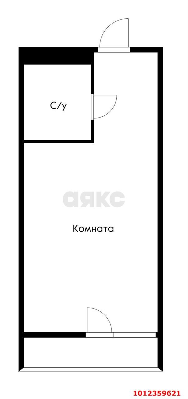 Фото №14: Студия 23&nbsp;м², 3/20&nbsp;эт. - Сочи, Хостинский, жилой комплекс Сочи Парк, мкр. Бытха, ул. Ясногорская, 16/6к1