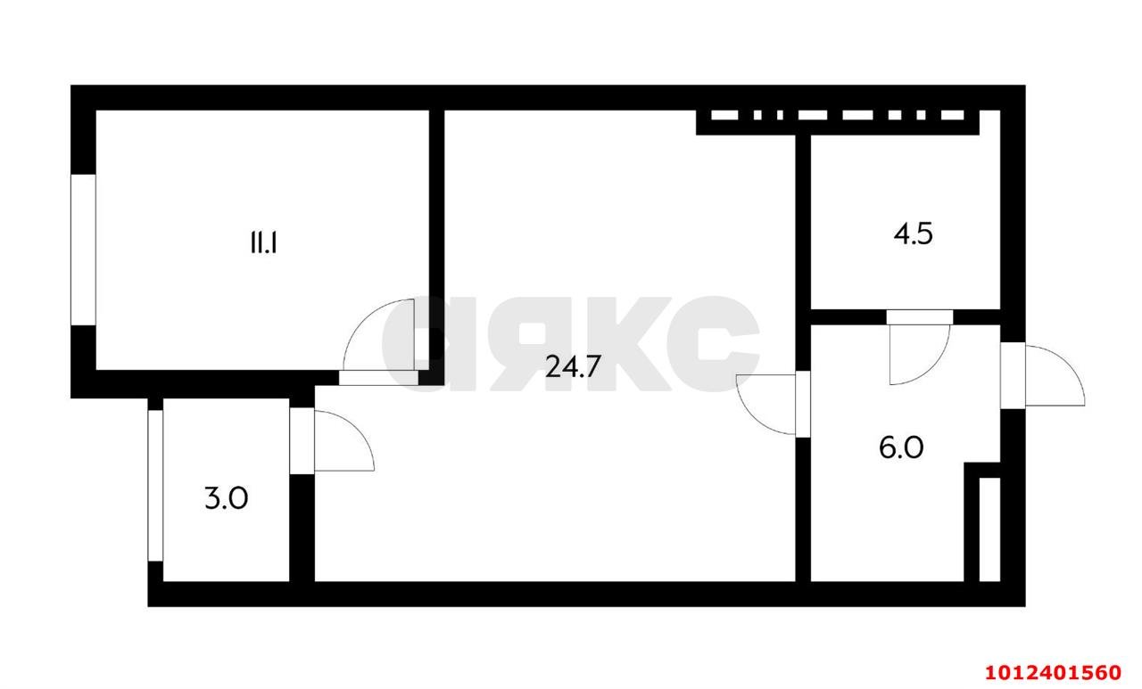 Фото №1: 1-комнатная квартира 49&nbsp;м², 7/8&nbsp;эт. - Краснодар, Карасунский внутригородской округ, ЖК Спортивный Парк, ж/р Новознаменский, ул. Войсковая, 4к12