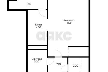 Фото №1: Студия 29 м², 5/17 эт. - Краснодар, мкр. жилой комплекс Абрикос, ул. 5-я Дорожная, 68к3
