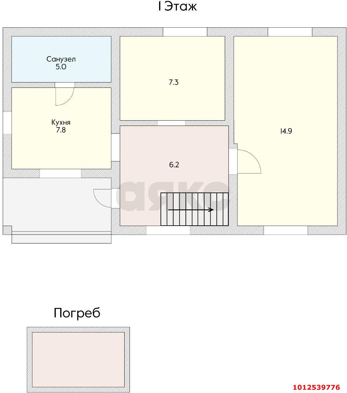 Фото №3: Дом 72&nbsp;м² + 4&nbsp;сот., 2&nbsp;эт. - Урожайное, мкр. Карасунский внутригородской округ, ул. Айвовая, 125