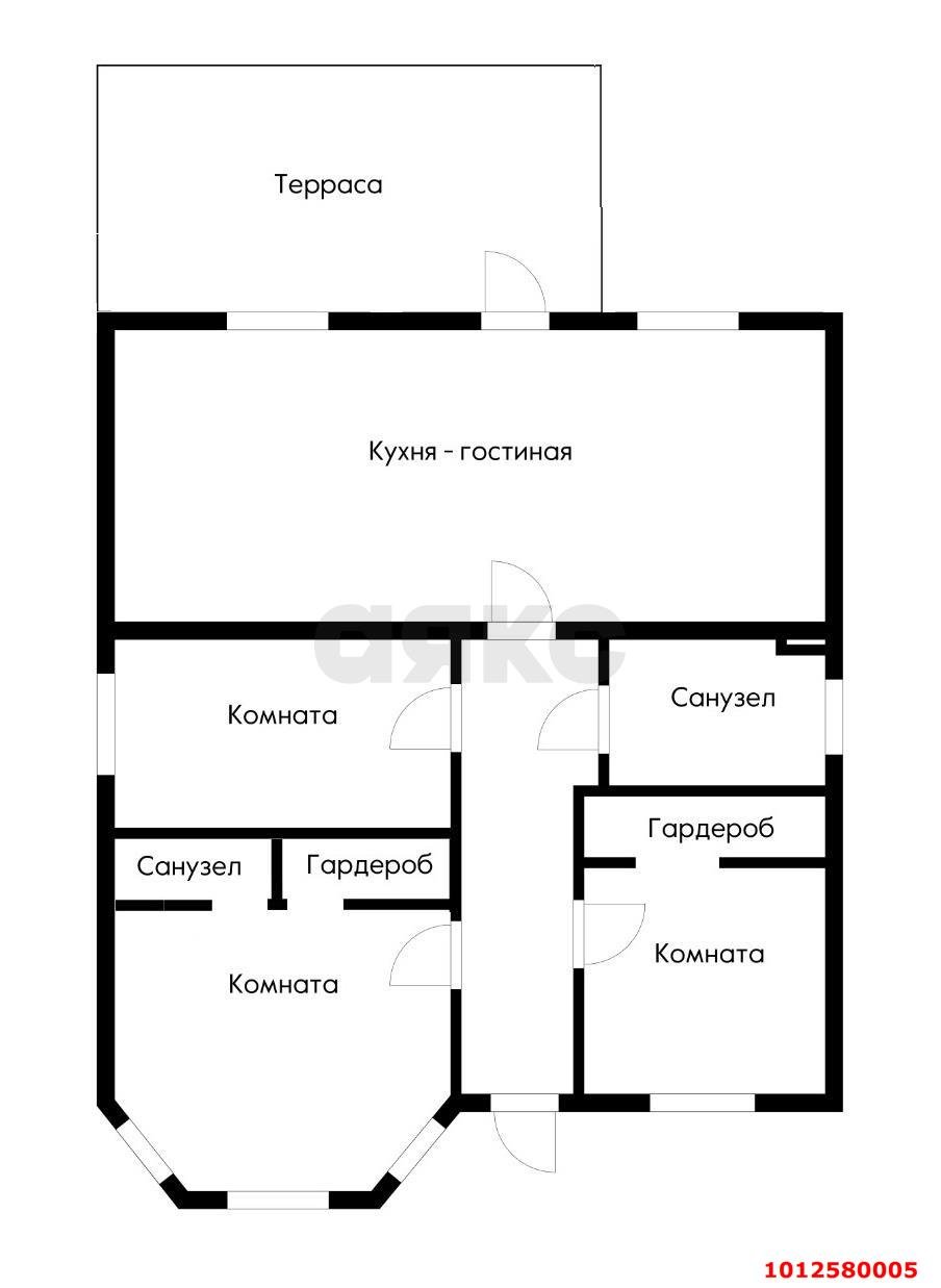 Фото №2: Дом 183&nbsp;м² + 6&nbsp;сот., 1&nbsp;эт. - Яблоновский, ул. Королёва, 20