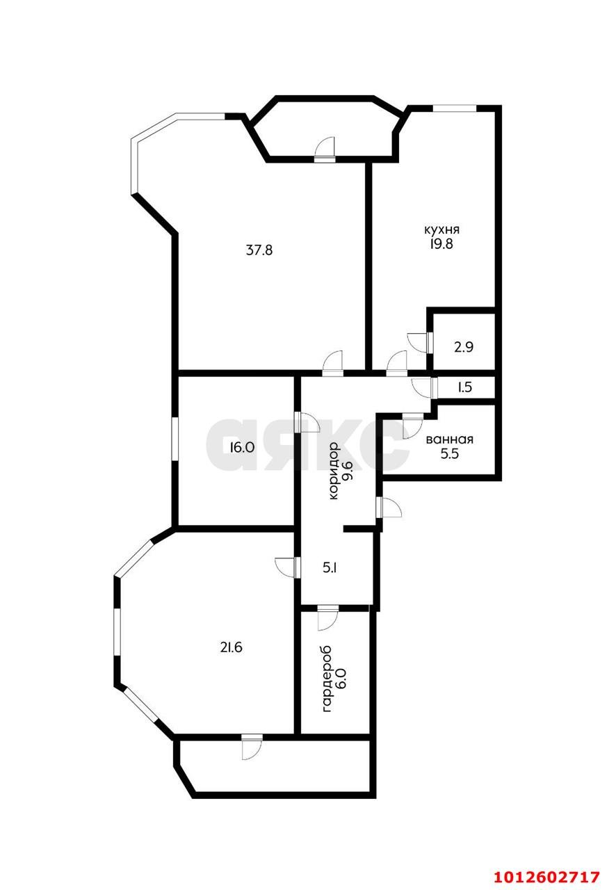 Фото №19: 3-комнатная квартира 135&nbsp;м², 8/16&nbsp;эт. - Краснодар, Западный внутригородской округ, мкр. Центральный, ул. Комсомольская, 8