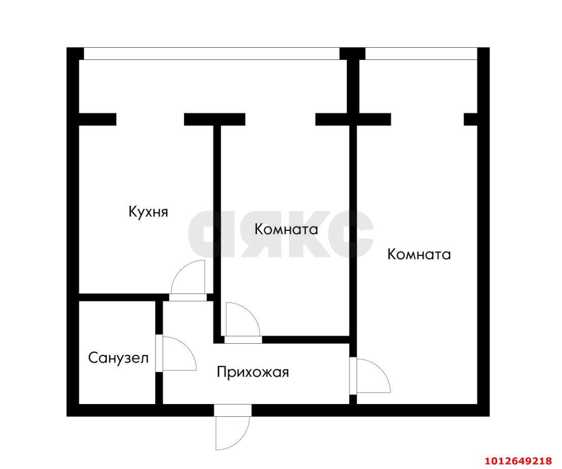 Фото №17: 2-комнатная квартира 79&nbsp;м², 4/7&nbsp;эт. - Краснодар, Прикубанский внутригородской округ, мкр. Музыкальный, ул. имени Мусоргского М.П., 3