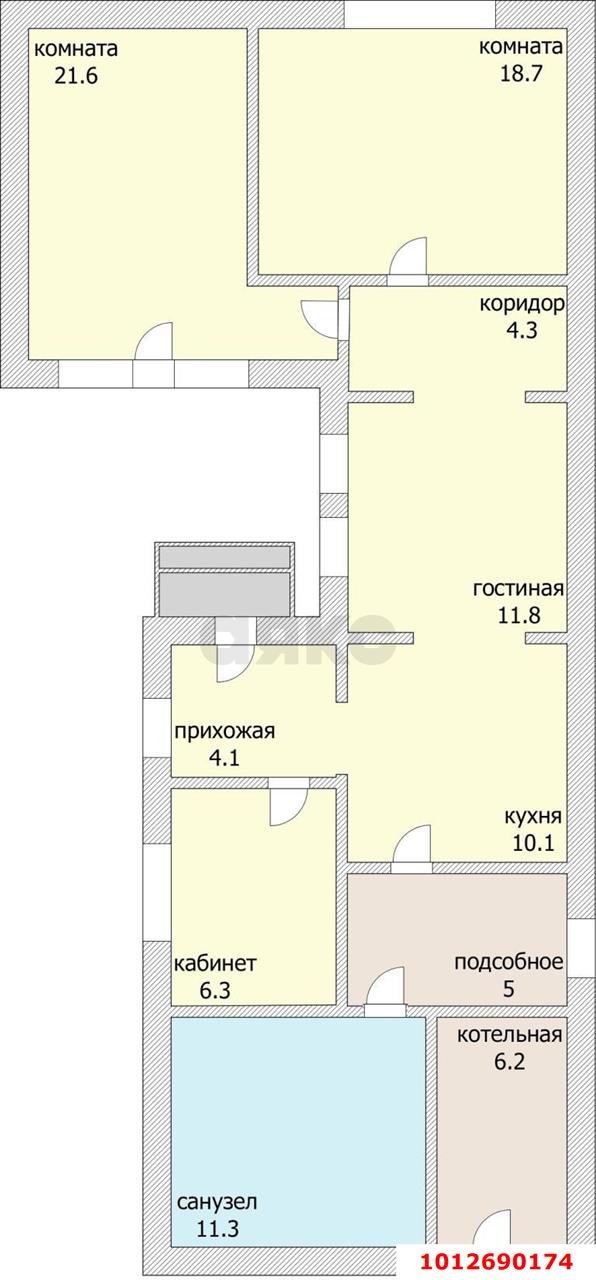 Фото №17: Дом 99&nbsp;м² + 3.08&nbsp;сот., 1&nbsp;эт. - Краснодар, Центральный внутригородской округ, мкр. Дубинка, ул. Степная, 80
