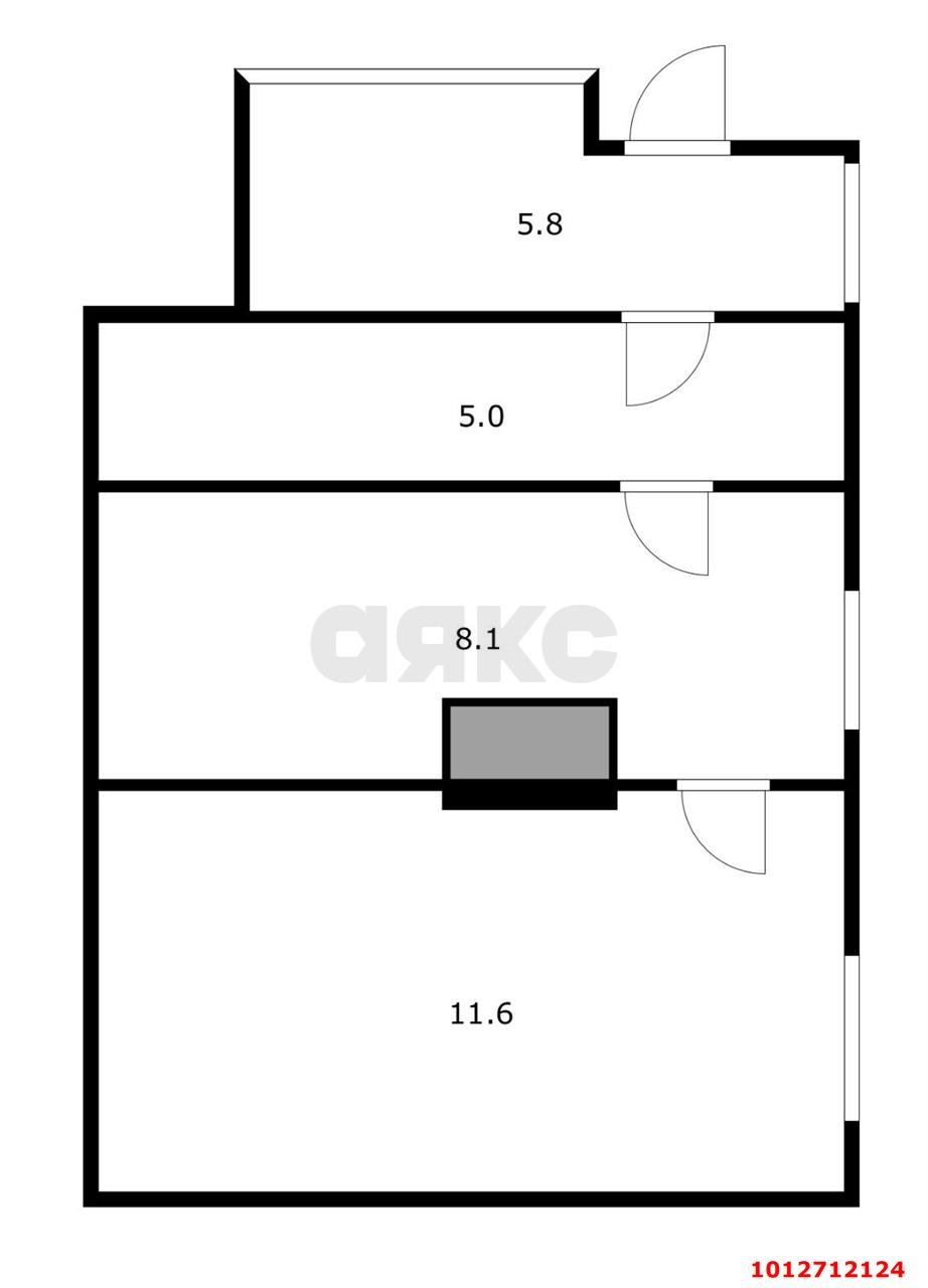 Фото №8: Дом 30&nbsp;м² + 2&nbsp;сот., 1&nbsp;эт. - Краснодар, Карасунский внутригородской округ, мкр. Хлопчато-бумажный Комбинат, ул. Бородина, 14