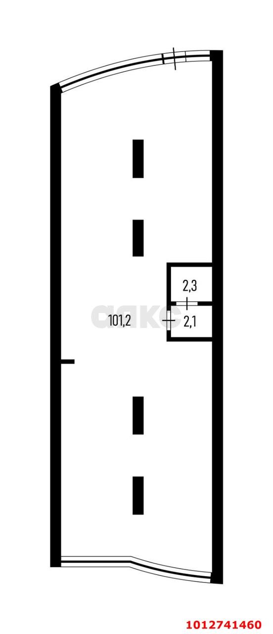 Фото №1: Торговое помещение 105&nbsp;м², 1/17&nbsp;эт. - Краснодар, Прикубанский внутригородской округ, Россинского, мкр. жилой комплекс Титаны, б-р Адмирала Пустошкина, 11/3