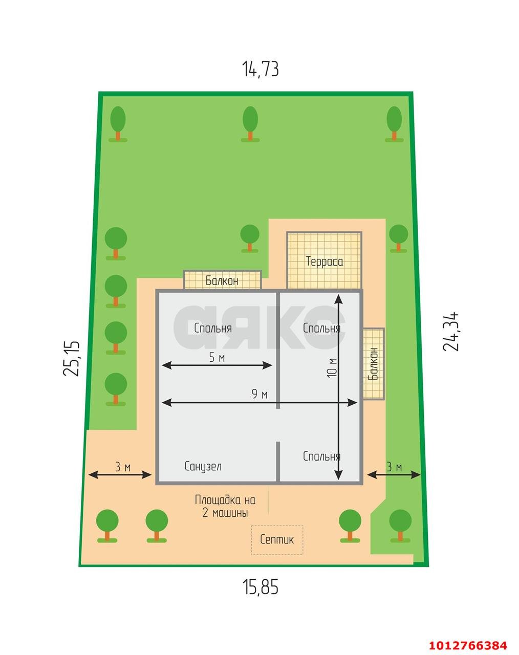Фото №5: Дом 160&nbsp;м² + 3.82&nbsp;сот., 2&nbsp;эт. - Елизаветинская, Прикубанский внутригородской округ, ст Строитель, 301