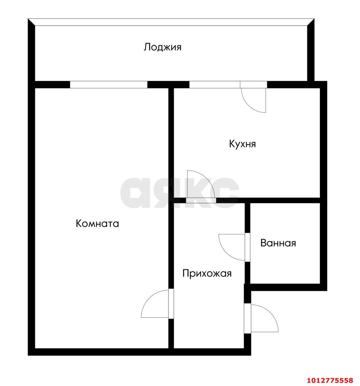 Фото №7: 1-комнатная квартира 44&nbsp;м², 3/6&nbsp;эт. - Российский, Прикубанский внутригородской округ, мкр. ЖК София, ул. Куликова Поля, 15