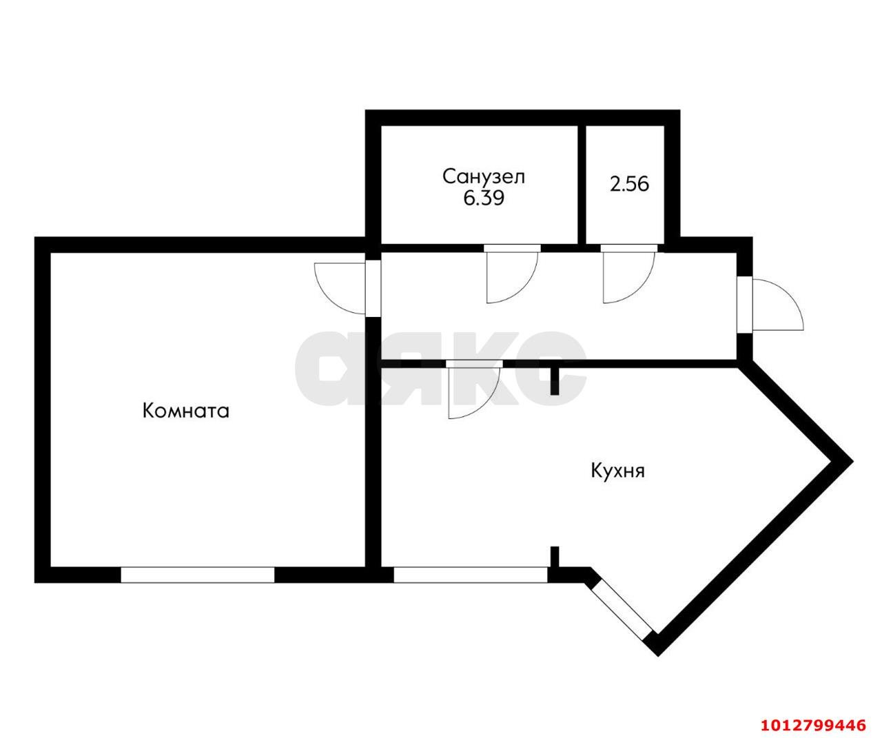 Фото №9: 2-комнатная квартира 82&nbsp;м², 4/10&nbsp;эт. - Краснодар, Центральный внутригородской округ, мкр. Завод Измерительных Приборов, ул. Московская, 61