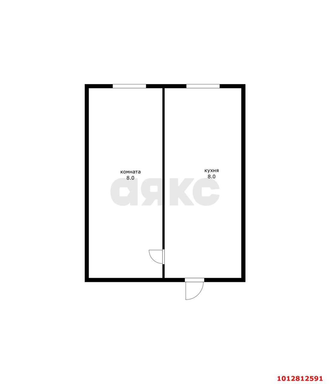 Фото №11: 1-комнатная квартира 18&nbsp;м², 1/2&nbsp;эт. - Энем, ул. Чкалова, 12