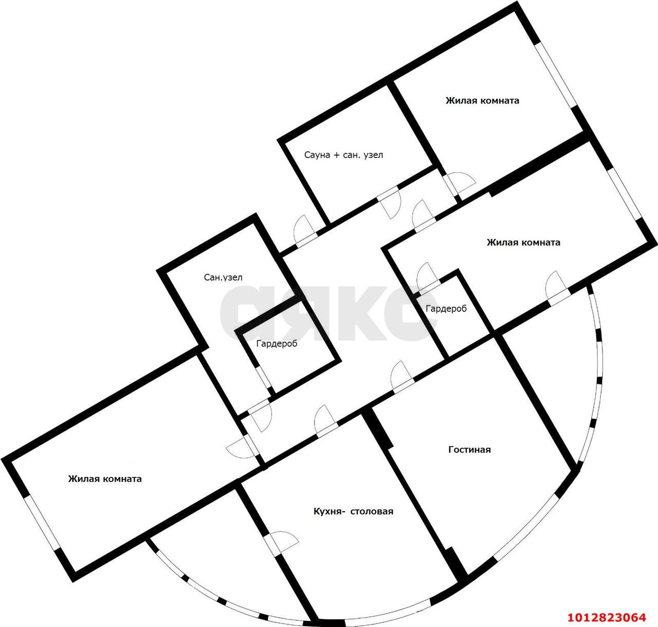 Фото №32: 4-комнатная квартира 144&nbsp;м², 3/24&nbsp;эт. - Краснодар, Кожзавод, ЖК Европейский, мкр. Западный внутригородской округ, ул. Кожевенная, 28