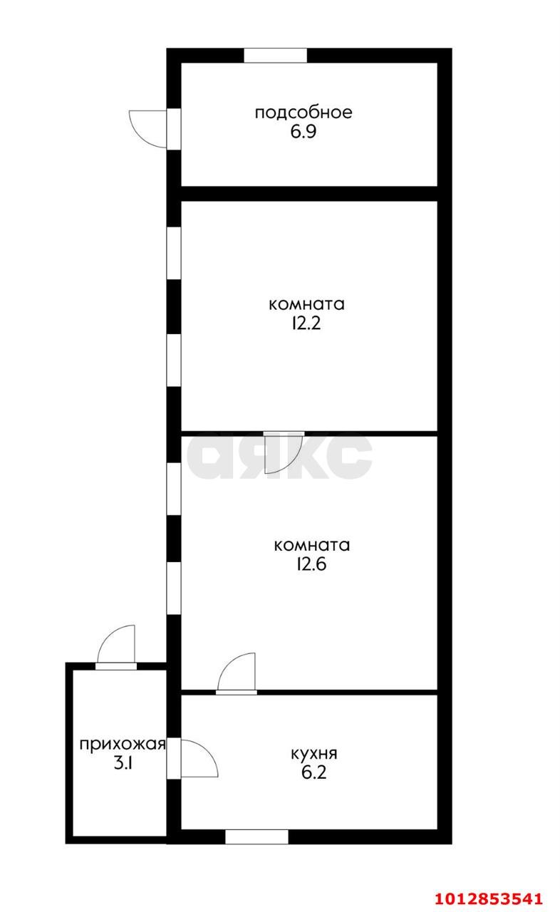 Фото №19: Дом 57&nbsp;м² + 4.62&nbsp;сот., 1&nbsp;эт. - Краснодар, Центральный внутригородской округ, мкр. Черёмушки, ул. 2-я Заройная