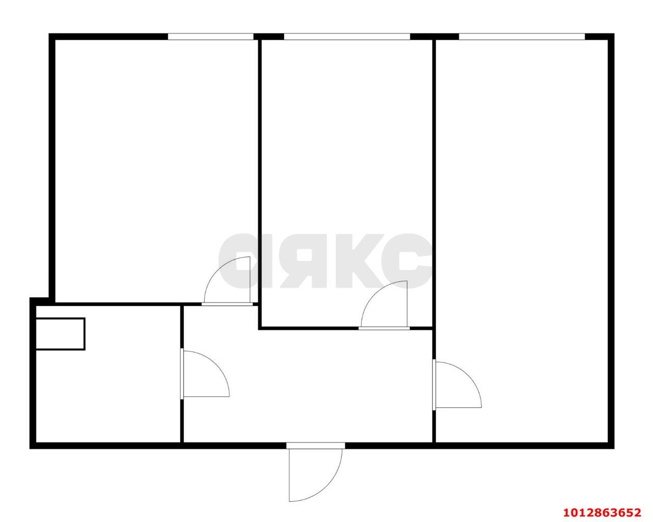 Фото №3: 2-комнатная квартира 51&nbsp;м², 5/6&nbsp;эт. - Краснодар, Прикубанский внутригородской округ, мкр. ЖК Дубровка, ул. Беговая, 56к2