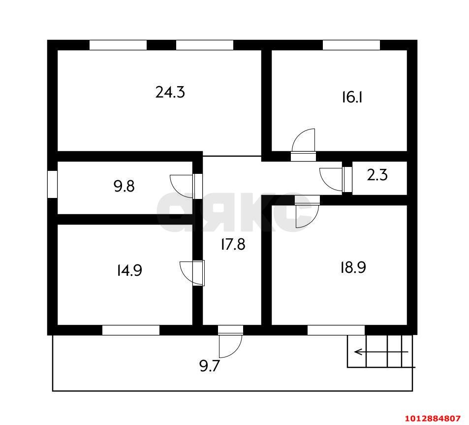 Фото №18: Дом 143&nbsp;м² + 6&nbsp;сот., 1&nbsp;эт. - Краснодар, Карасунский внутригородской округ, днт Знаменский, ул. Трудовая