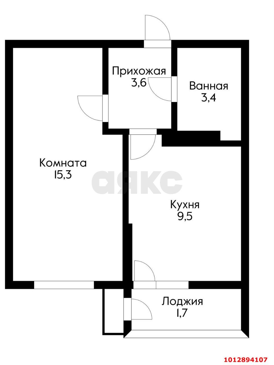 Фото №11: 1-комнатная квартира 33&nbsp;м², 16/25&nbsp;эт. - Краснодар, Карасунский внутригородской округ, Гидростроителей, мкр. жилой комплекс Стрижи, ул. Автолюбителей, 1Г